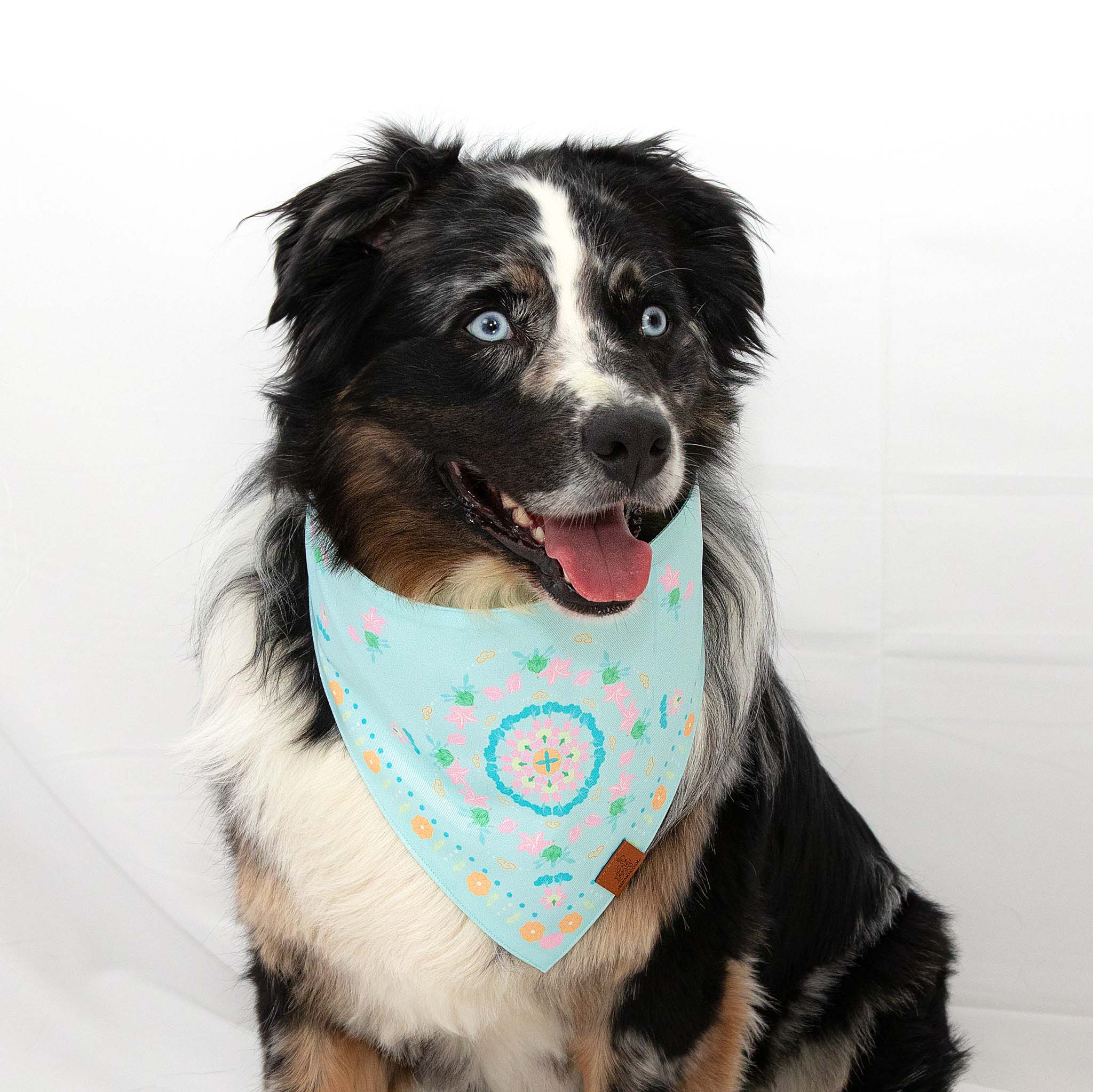 Blooming Lily Clip-On Pet Bandana