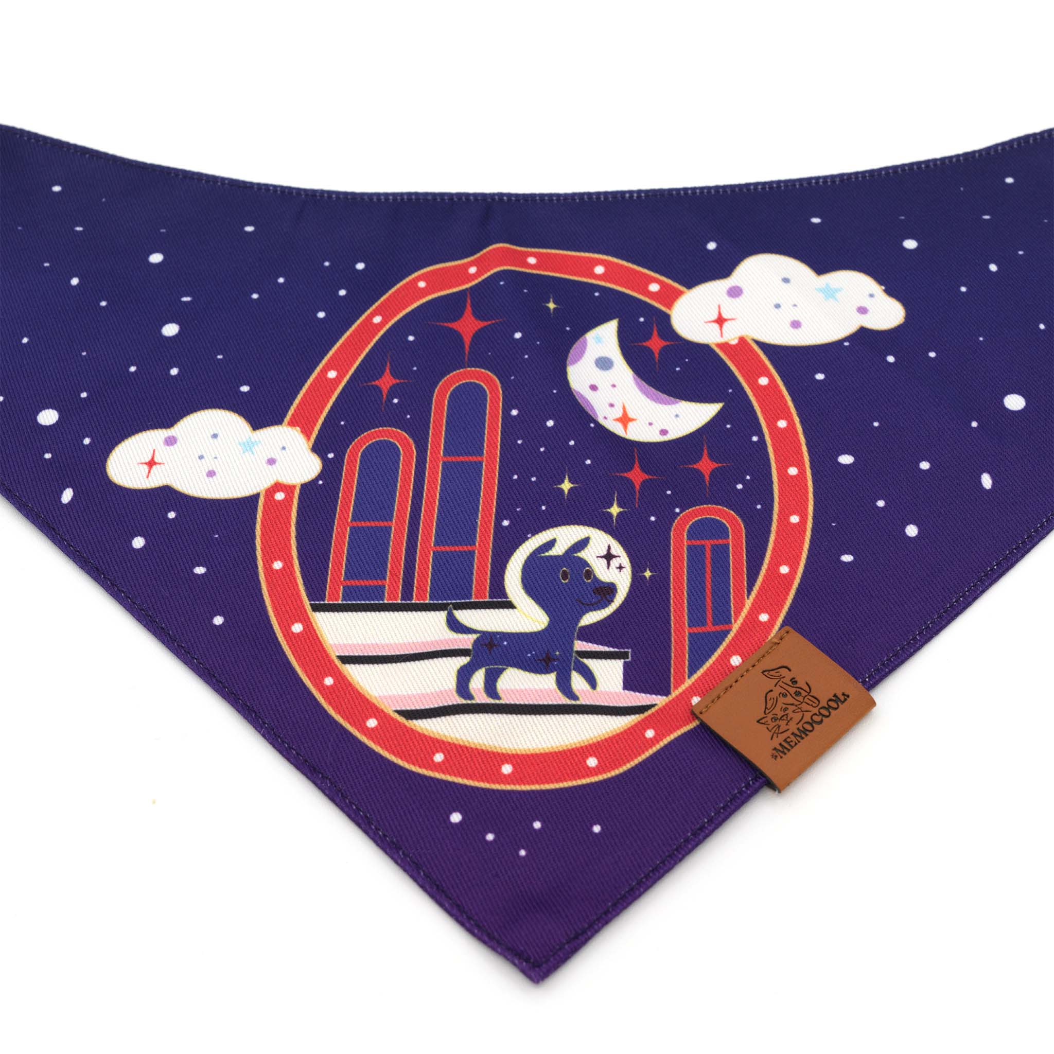 Midnight Magician Doggo Clip-On Pet Bandana