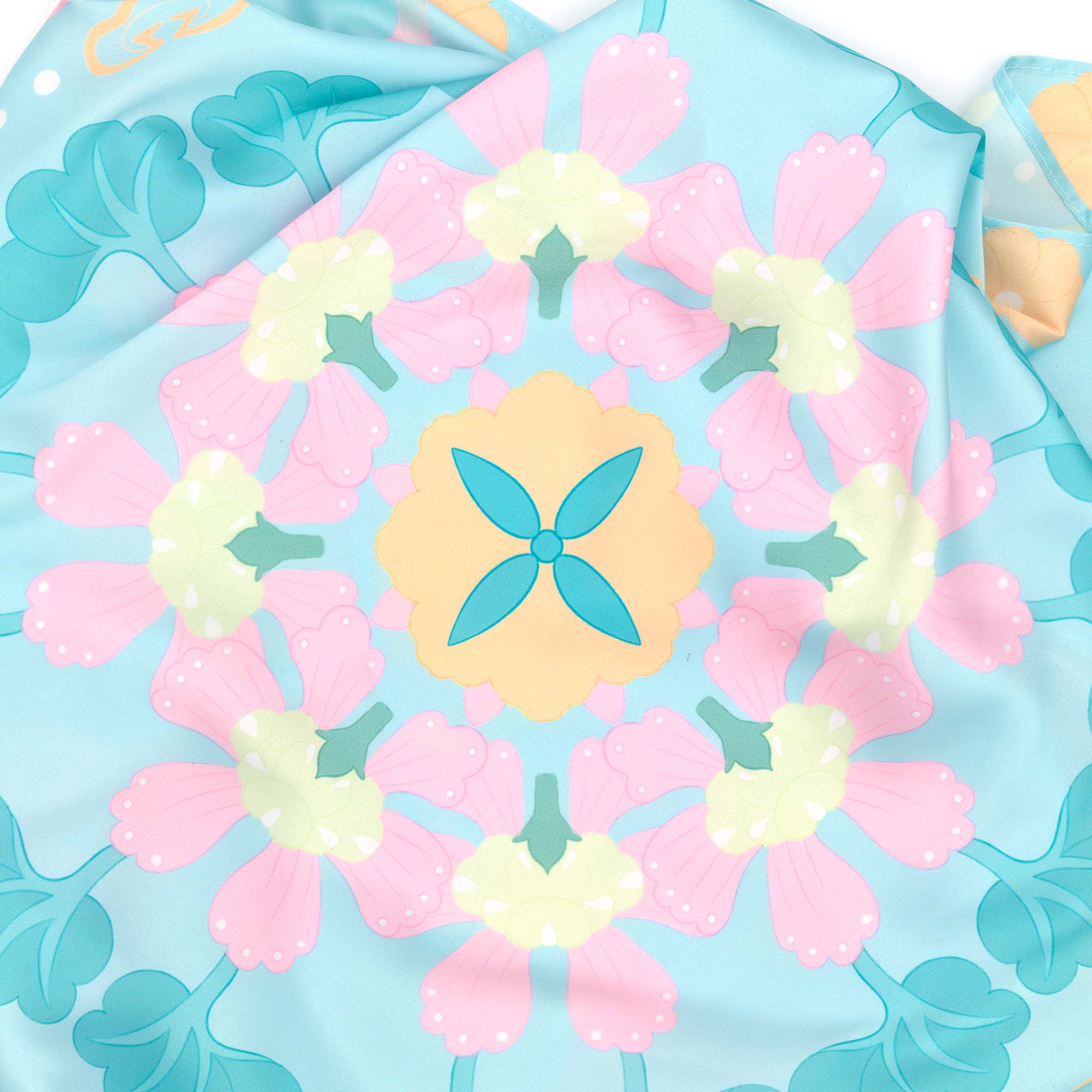 Blooming Lily Human Silk Scarf 90