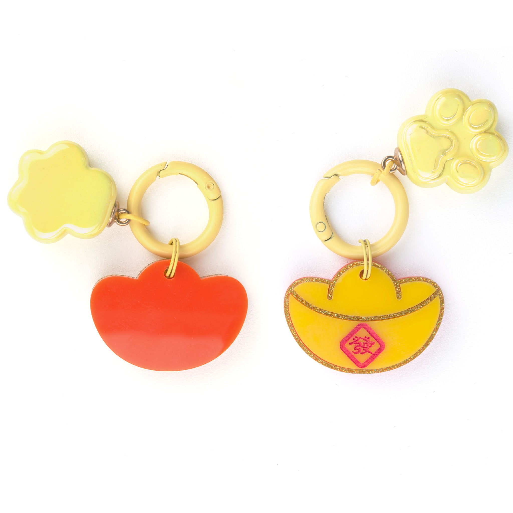 Golden Ignot Handmade Artisan Acrylic Pet ID Tag