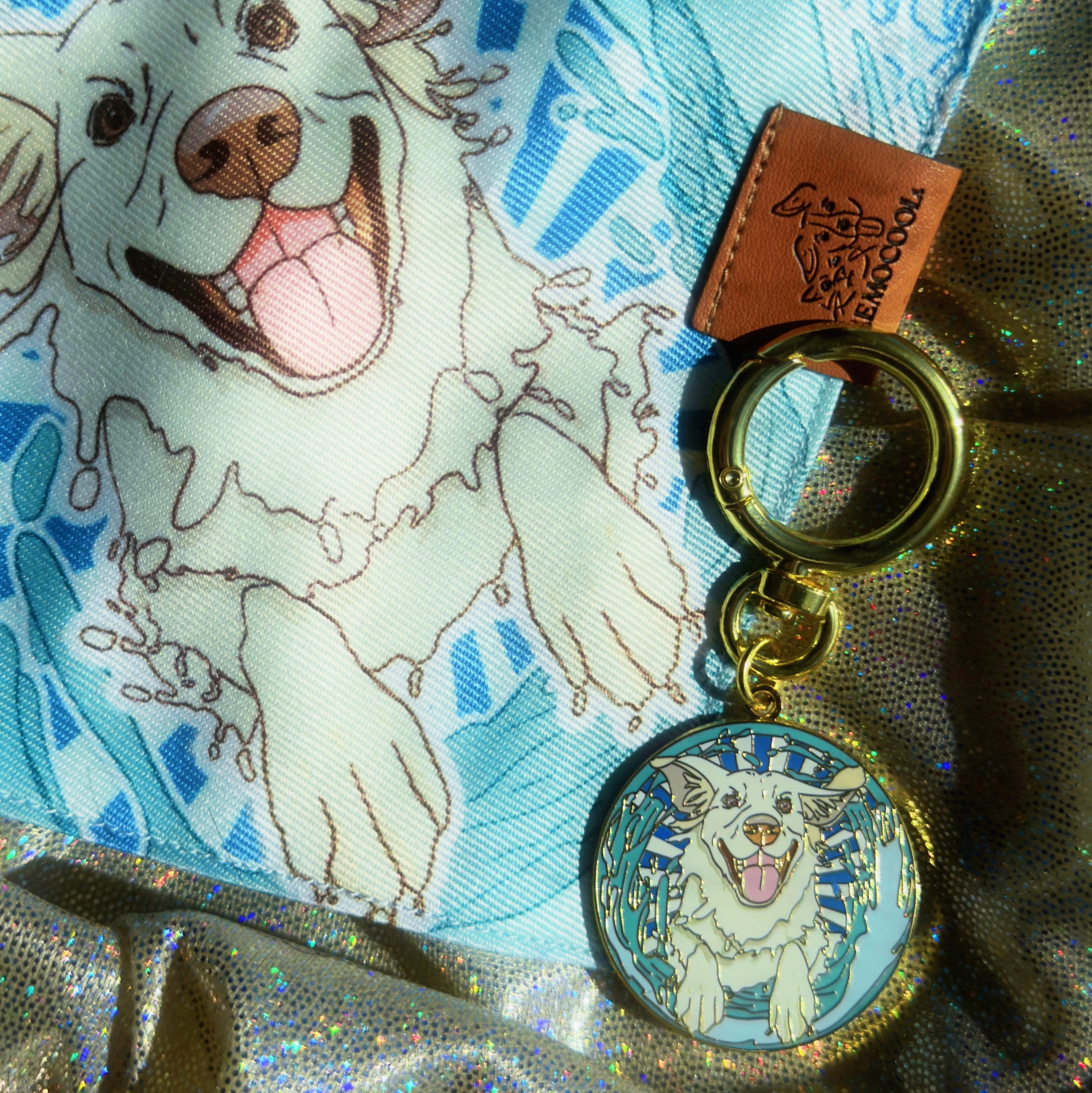MemoCool Pet - Ride the Wave Design Collection - Custom Pet ID Tag - Metal Pet Tag - Dog ID Tag - Cat Tag - Dog Accessories - Dog Brand - Puppy - Doggo - Dog Product - Dog Supply - Dog Bandana - Summer - Water Dog - New York City - Small Business