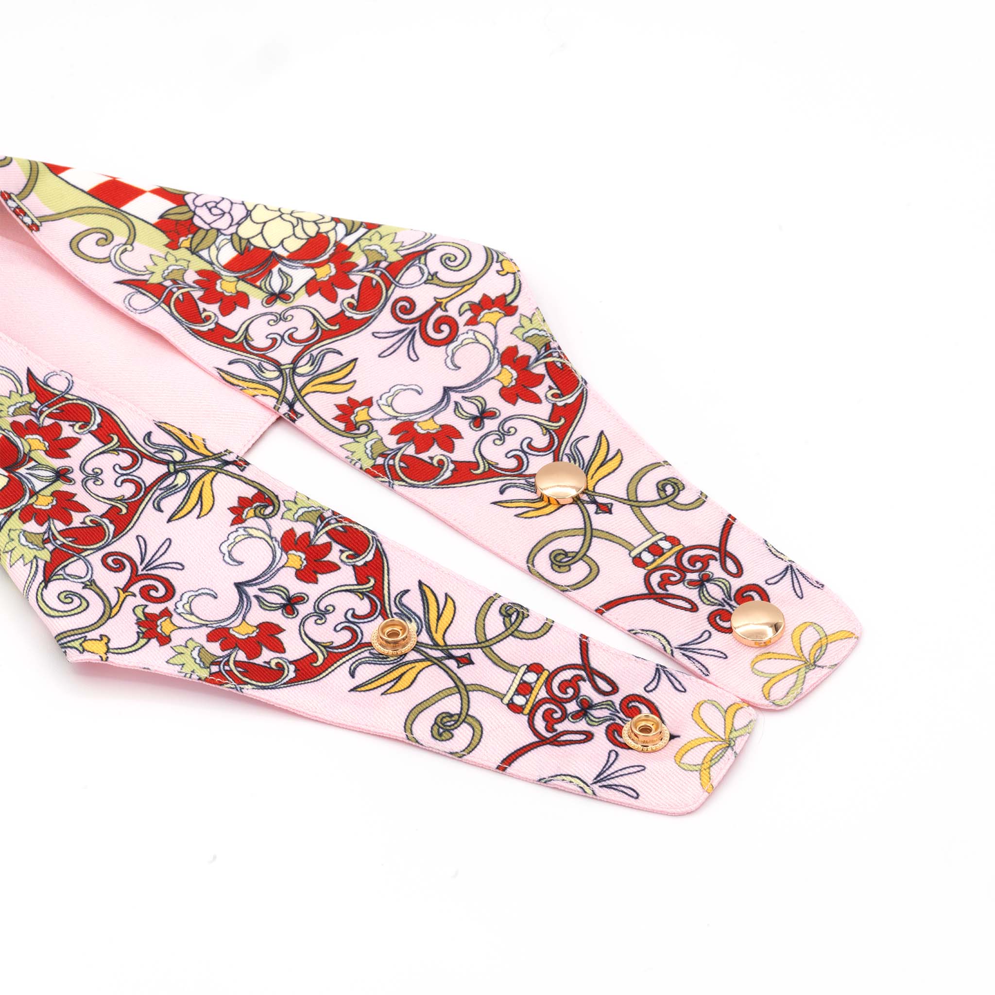 MemoCool Pet - The Gardenia Collection - Red - Pet Bandana - Flexible and Easy Clip-on Design