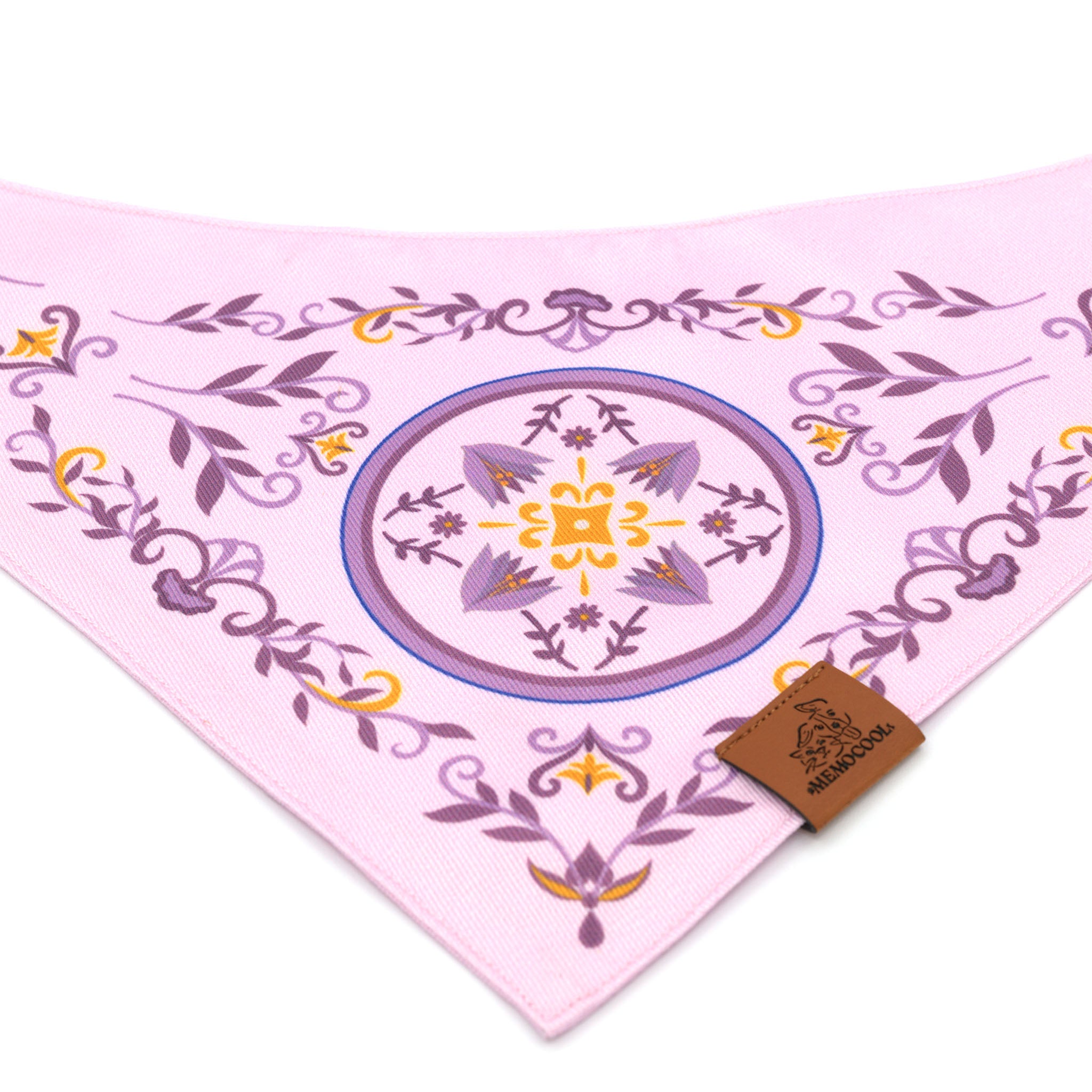 Elegant Purple Crocus Pet Bandana