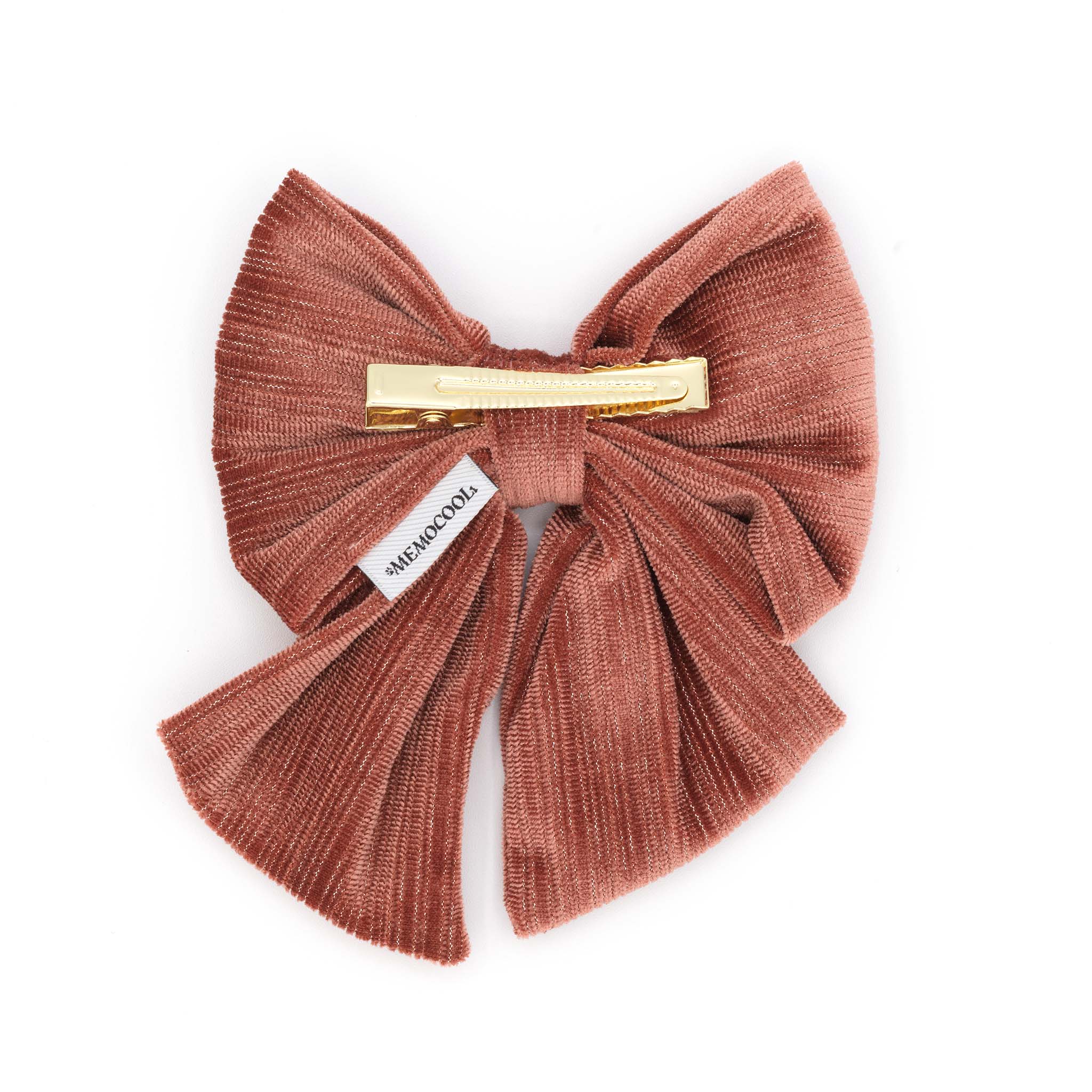 Velvet Red Bow Hair Clip