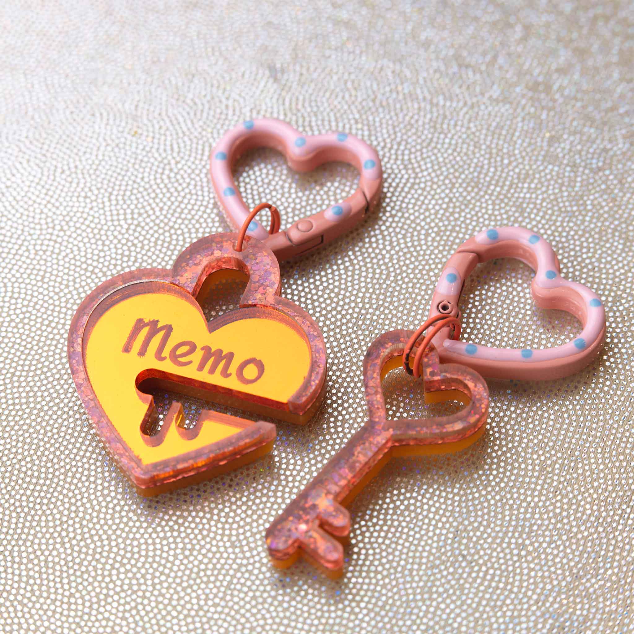 Key to My Heart Handmade Artisan Pet ID Tag