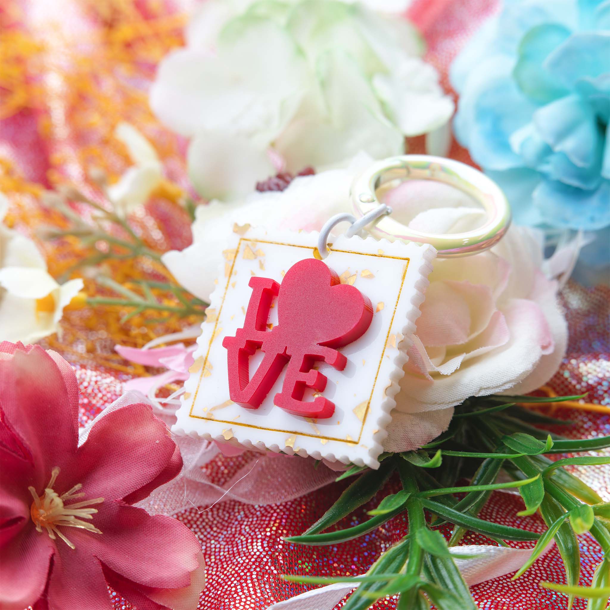 Love Stamp Handmade Artisan Pet ID Tag