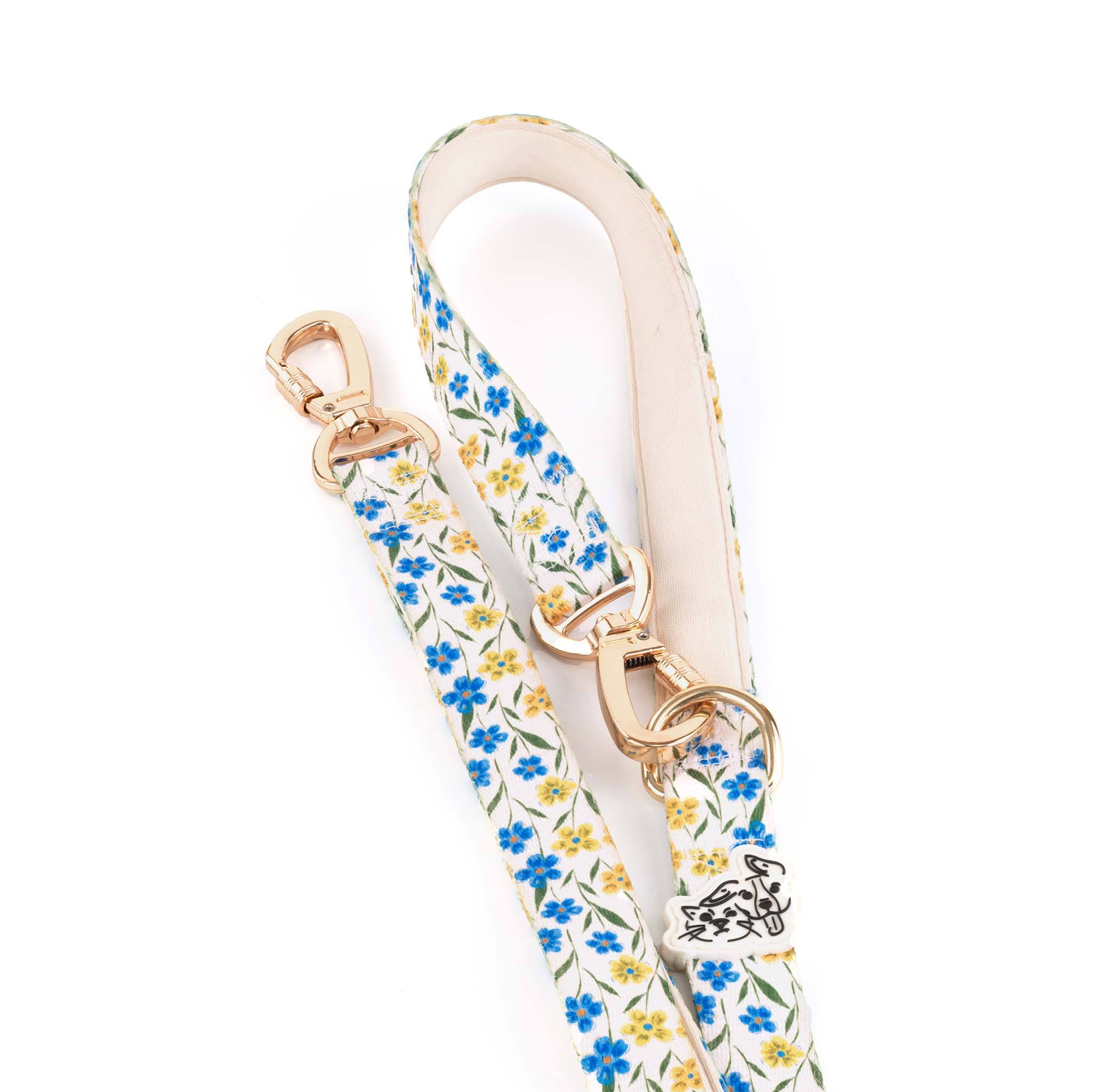 Watercolor Wild Flower Dog Leash