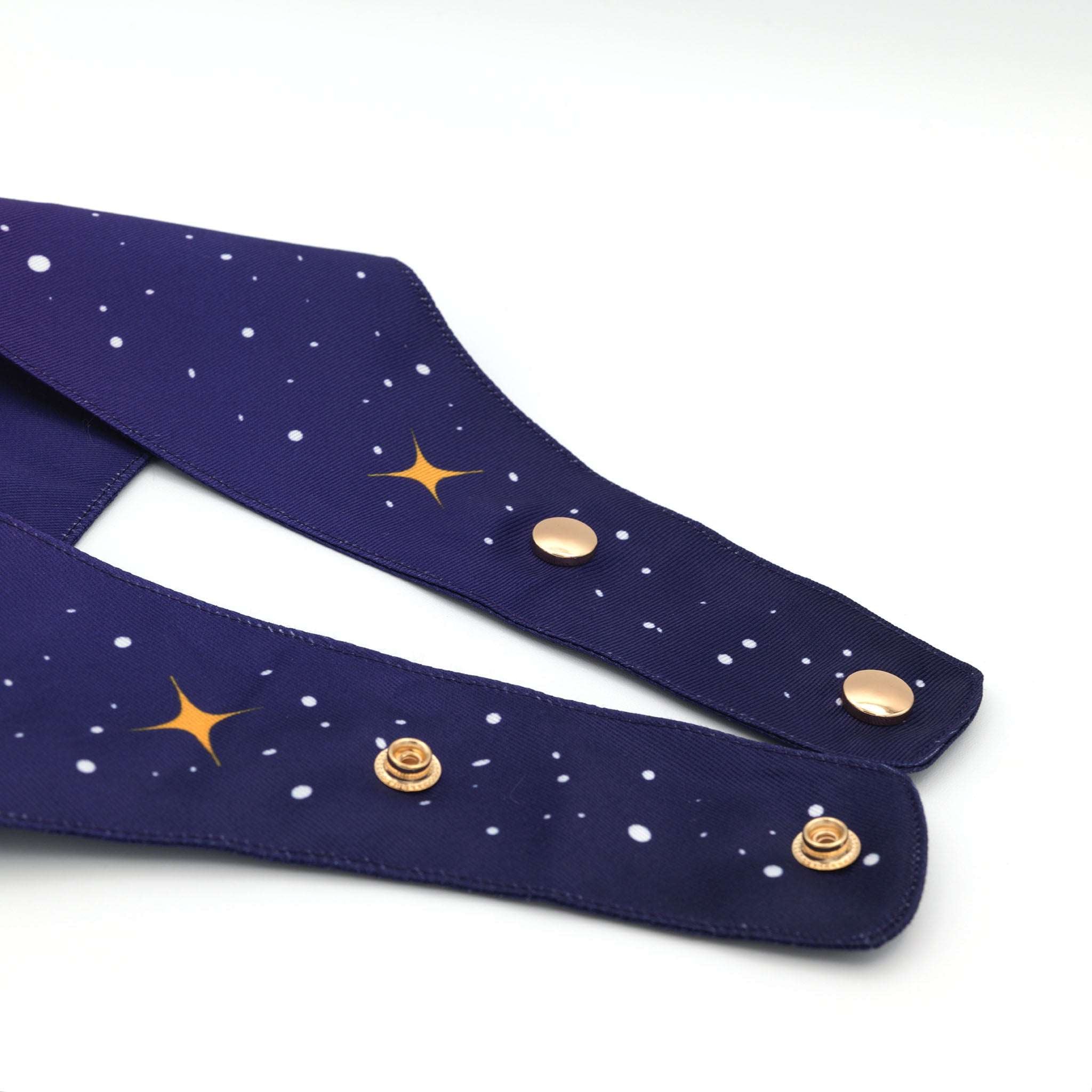 MemoCool Pet - Midnight Magician Kitten Pet Bandana - Flexible and Easy Clip-On