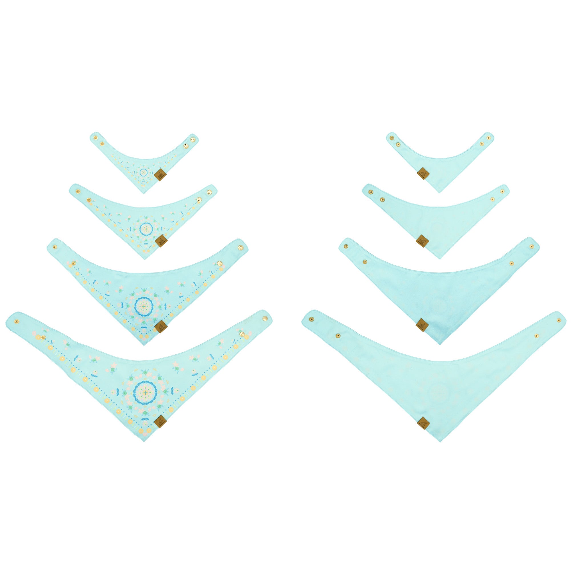 Blooming Lily Blue & Pink Pet Bandana